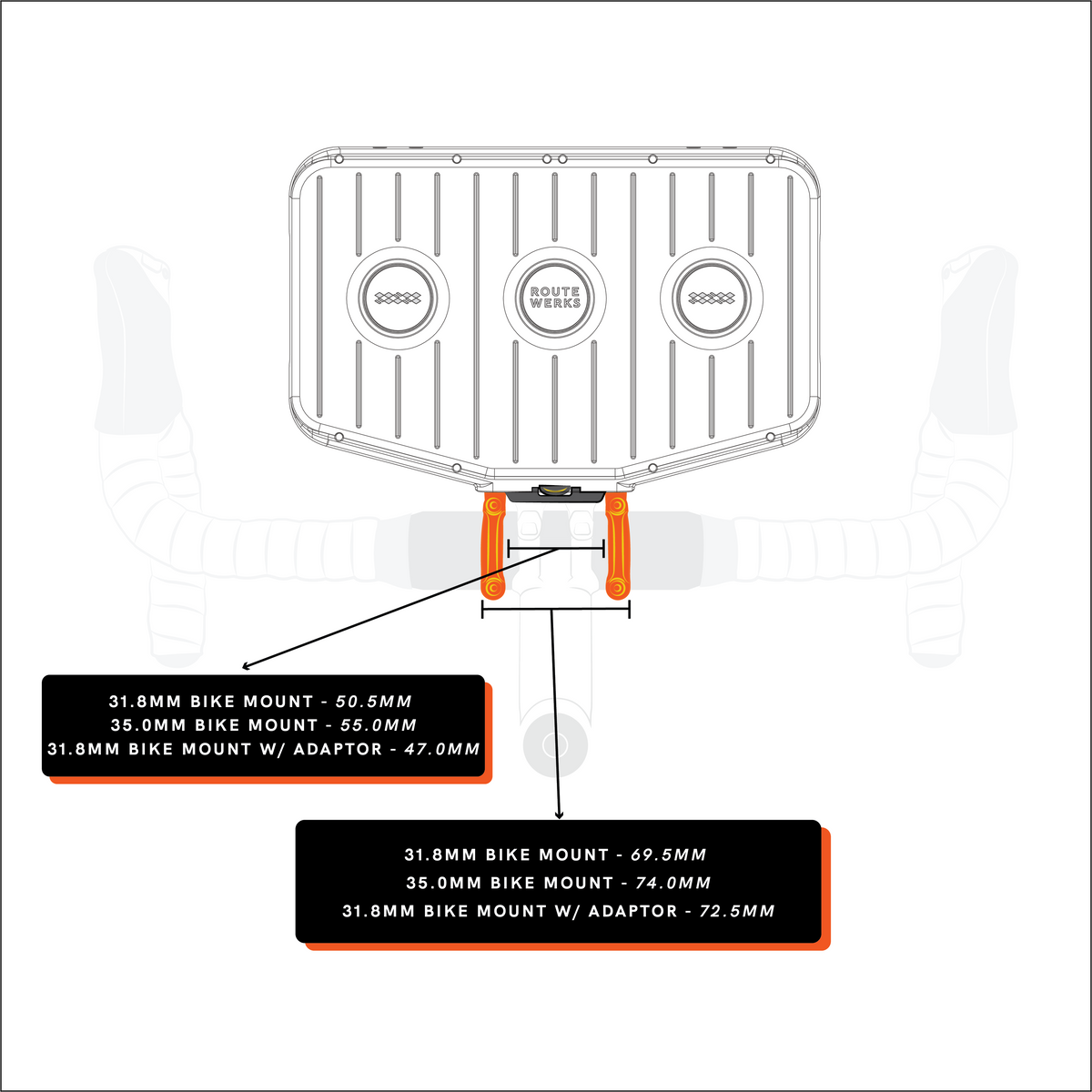Bike Mount - 35.0mm
