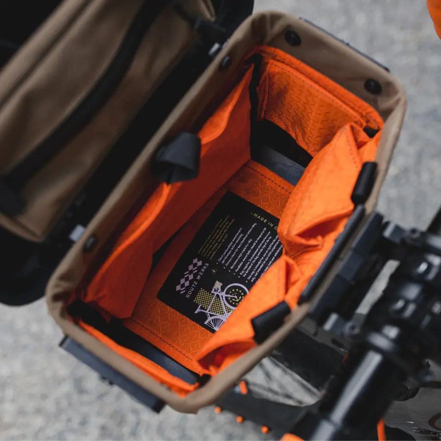 The Route Werks Handlebar Bag The Route Werks Handlebar Bag